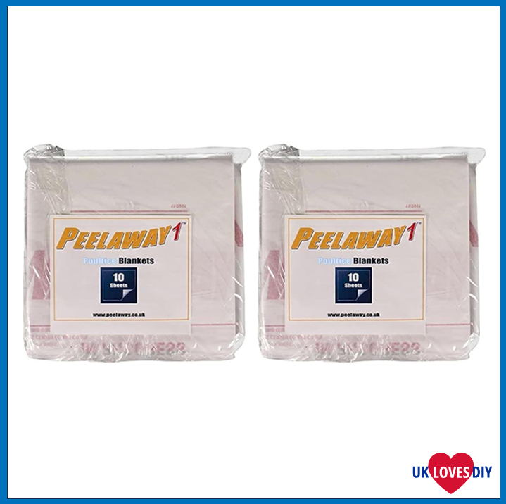 2 X BARRETTINE PEELAWAY 1 SPARE BLANKETS PACK OF 10