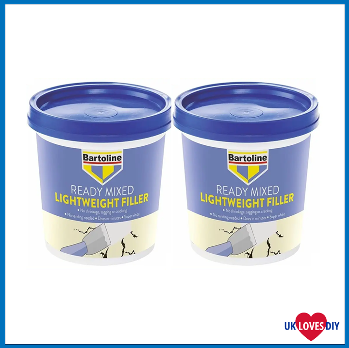 2 X BARTOLINE LIGHTWEIGHT FILLER 1LT