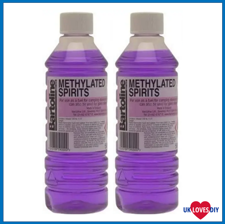2 X BARTOLINE METHYLATED SPIRIT 500ML