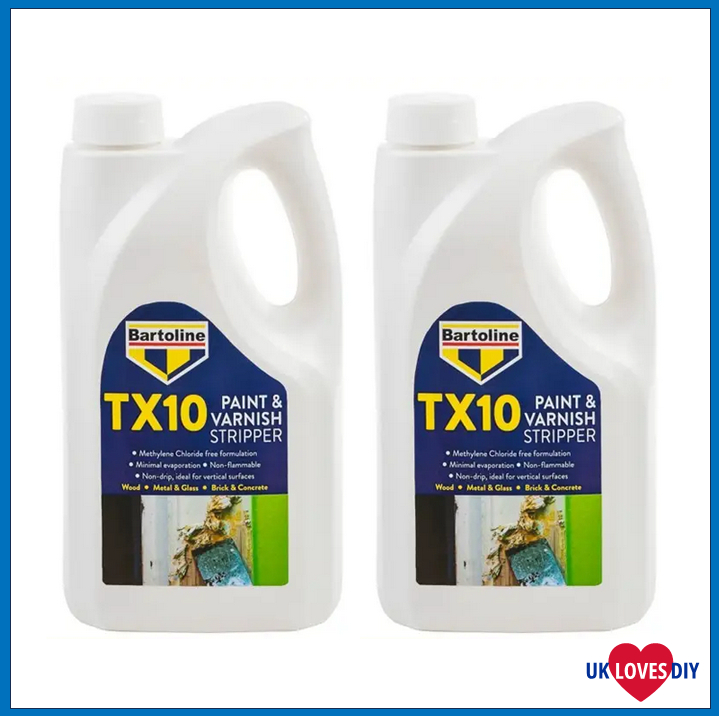 2 X BARTOLINE TX10 P&V STRIPPER 2.5LT