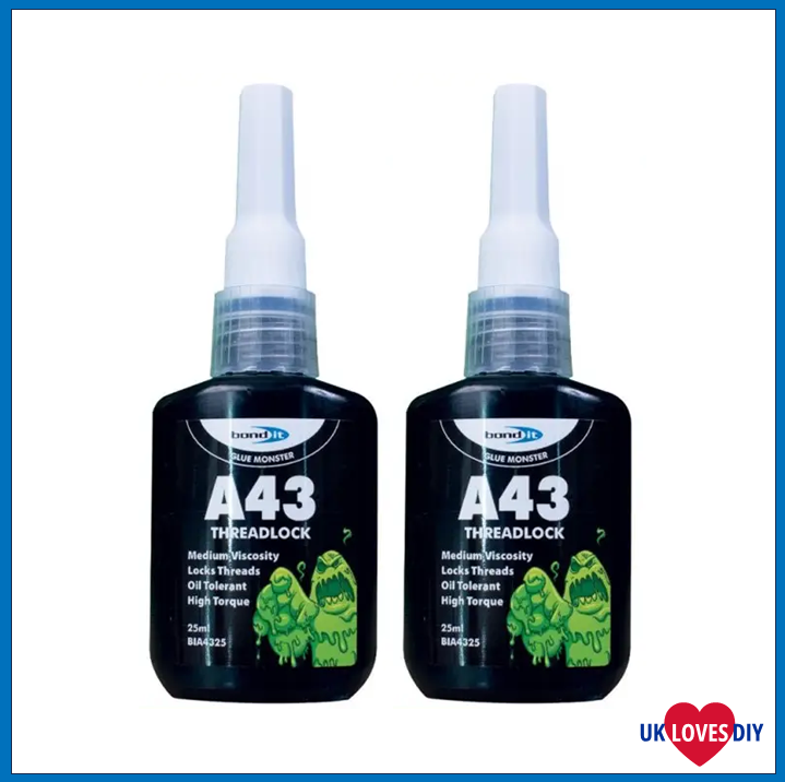 2 X BOND IT A43 THREADLOCK 25M 2 X BOND IT A43 THREADLOCK 25M