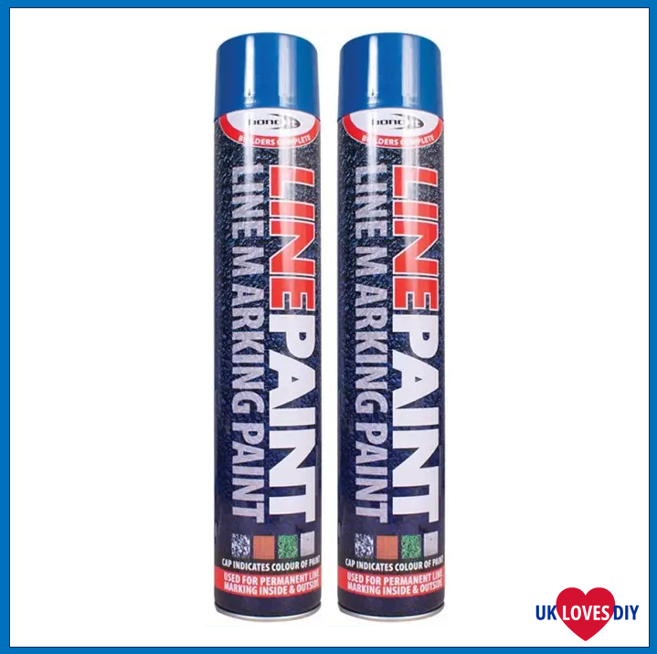 2 X BOND IT-LINE PAINT BLUE 750ML