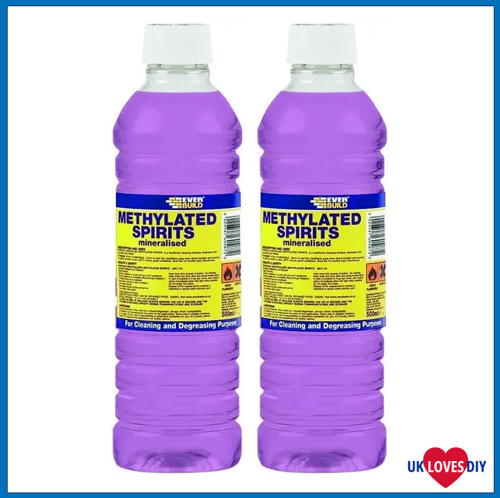 2 X EVERBUILD METHYLATED SPIRITS 500ML 2 X EVERBUILD METHYLATED SPIRITS 500ML