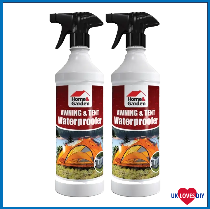 2 X HOME & GARDEN AWNING &TENT WATERPROOFER 500ML