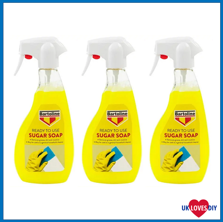 3 X BARTOLINE SUGAR SOAP TRIGGER 500ML