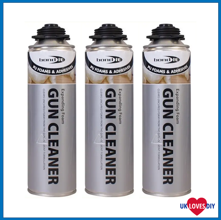 3 X BOND IT GUN CLEANER 500ML