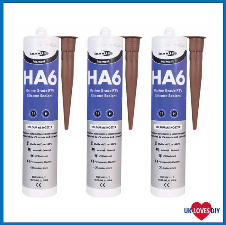 3 X BOND IT HA6 BROWN 310ML