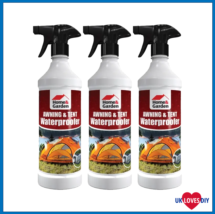 3 X HOME & GARDEN AWNING &TENT WATERPROOFER 500ML