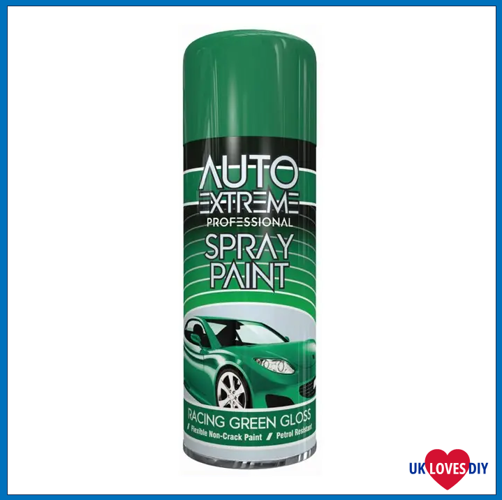 AUTO EXTREME RACING GREEN GLOSS SPRAY PAINT 400ML