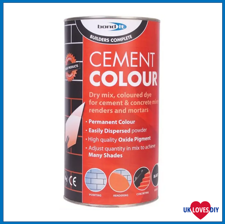 BOND IT CEMENT DYE BRICK RED 1KG