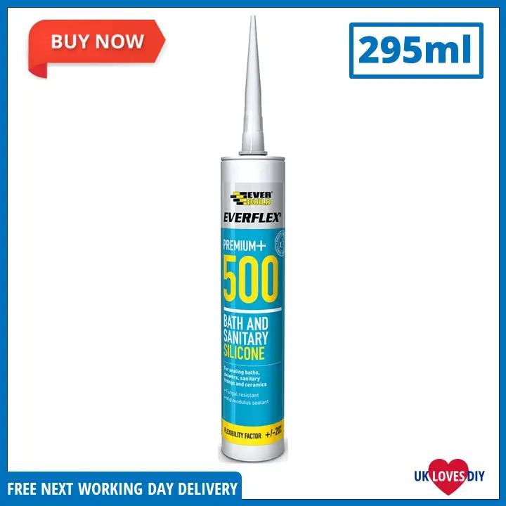 EVERBUILD SILICONE 500 TRANSLUCENT 295ML-1