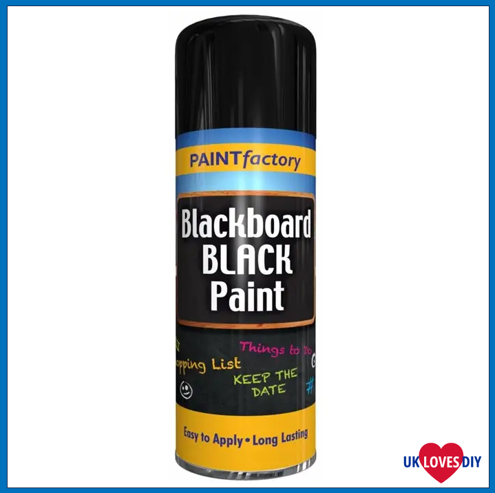 PAINT FACTORY BLACKBOARD BLACK SPRAY PAINT 250ML