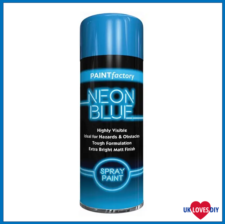 PAINT FACTORY NEON BLUE SPRAY PAINT 200ML
