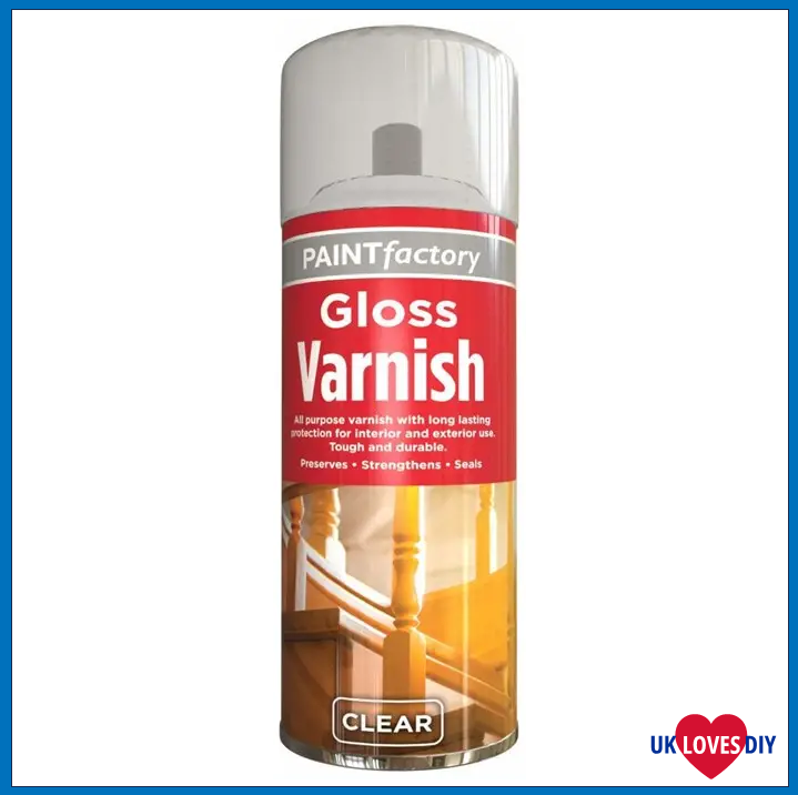 PAINT FACTORY VARNISH CLEAR GLOSS SPRAY 250ML