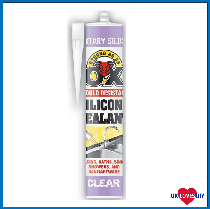 STRONG AS AN OX MOULD RESISTANT CLEAR SEALANT 300ML
