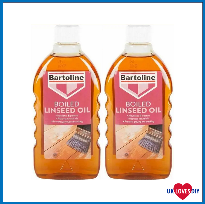 2 X BARTOLINE BOILED LINSEED OIL 500ML