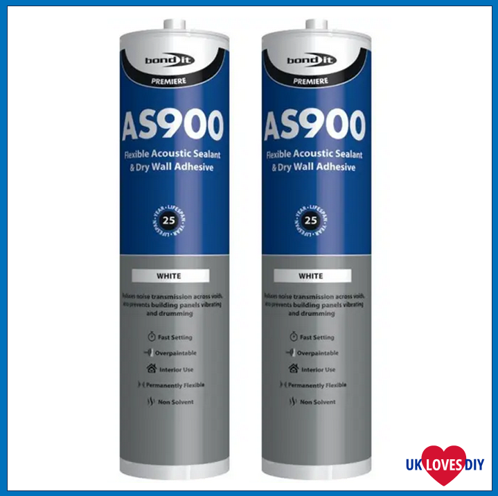 2 X BOND IT AS900 SEALANT WHITE 900ML