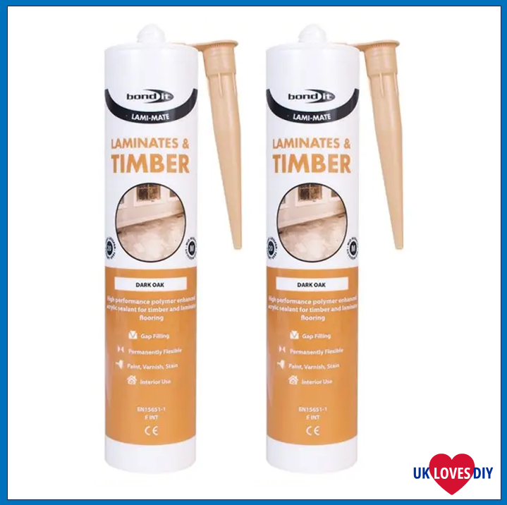 2 X BOND IT LAMI-MATE DARK OAK 310ML