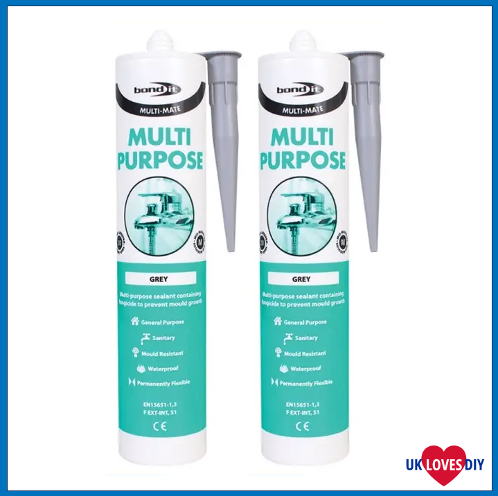 2 X BOND IT MULTI-MATE GP GREY 310ML