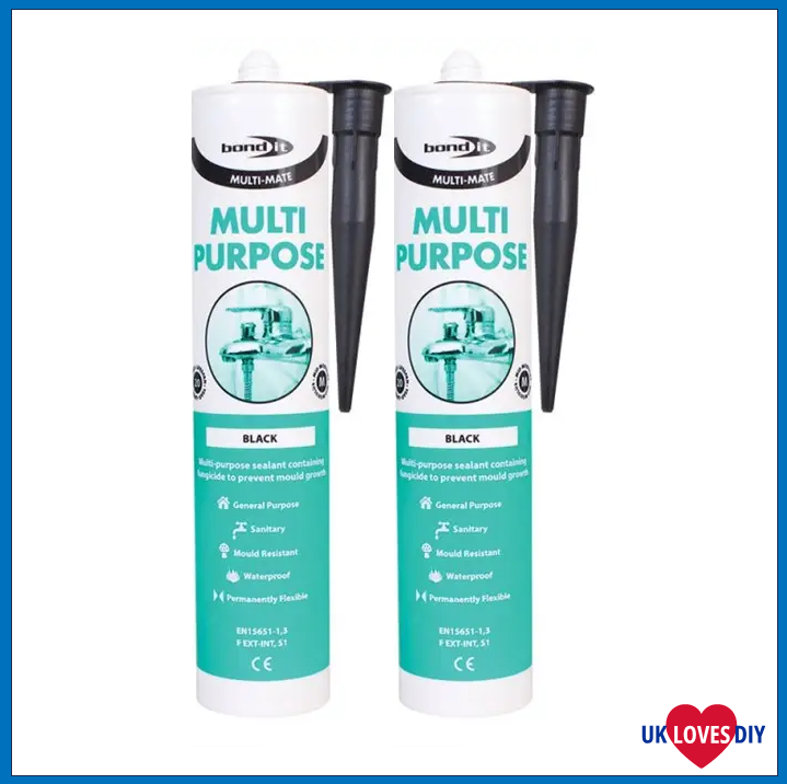 2 X BOND IT MULTI PURPOSE SEALANT BLACK 310ML