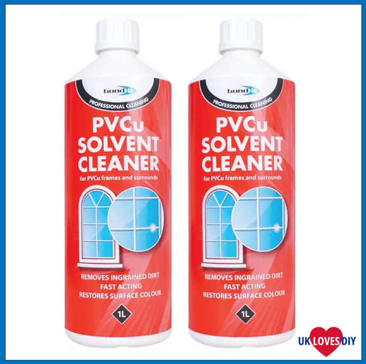 2 X BOND IT PVCU SOLVENT CLEANER 1LT