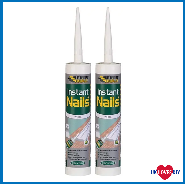 2 X EVERBUILD INSTANT NAILS 290ML