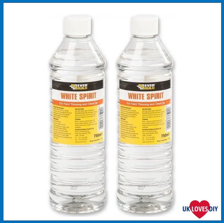 2 X EVERBUILD WHITE SPIRIT 750ML