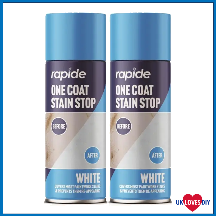 2 X RAPIDE ANTI MOULD WHITE SPRAY 400ML