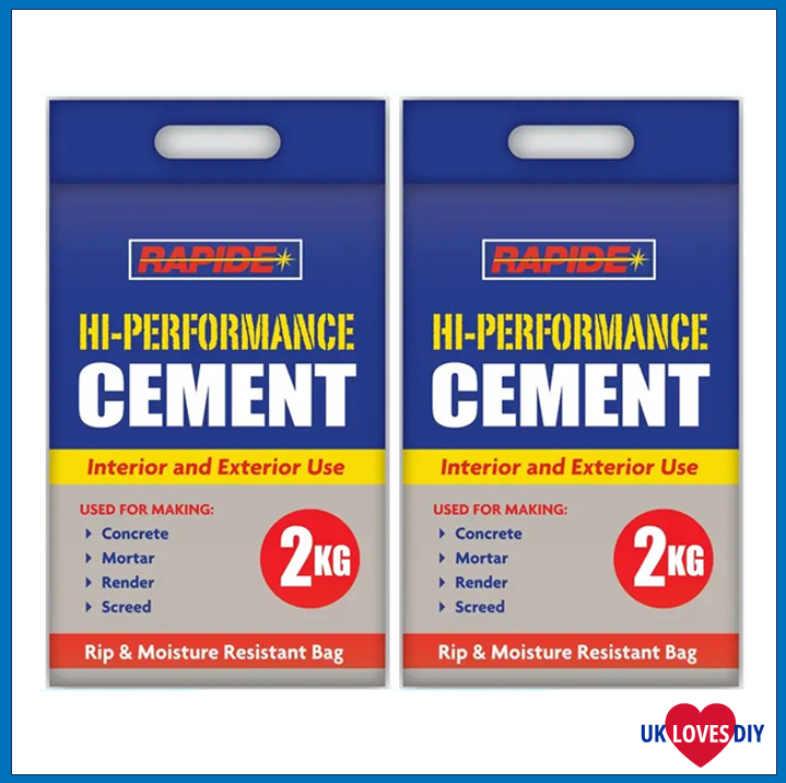 2 X RAPIDE HI-PERFORMANCE CEMENT 2KG