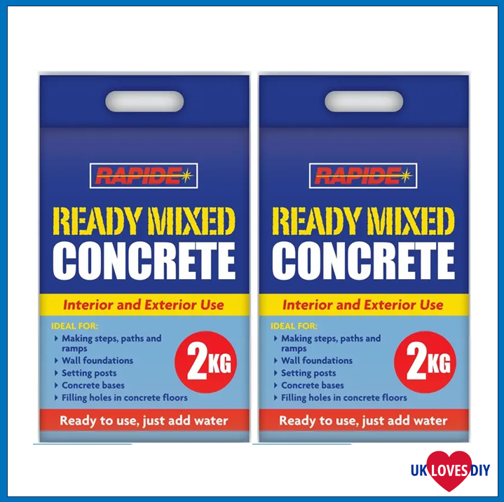 2 X RAPIDE READY MIXED CONCRETE 2KG