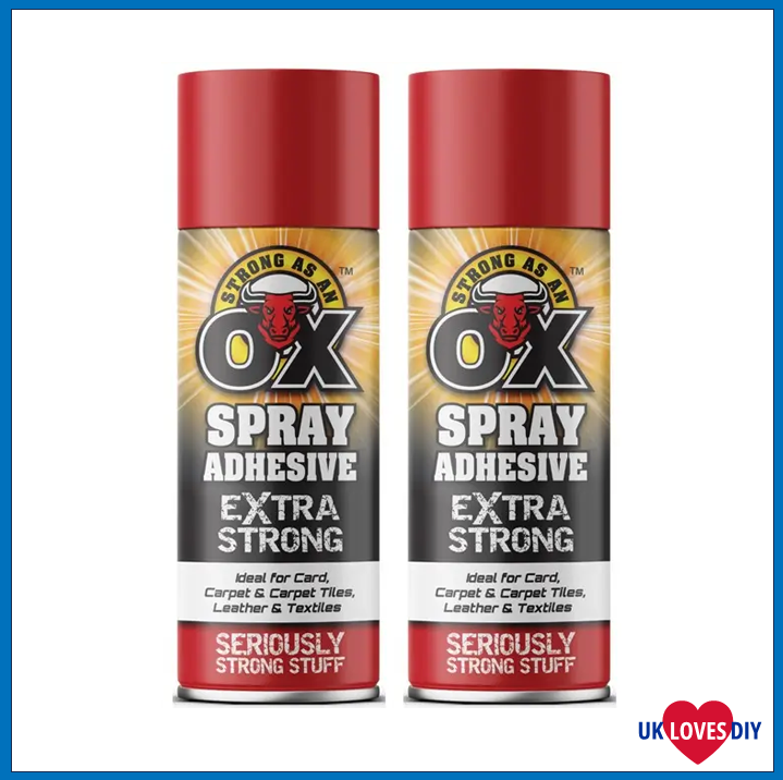 2 X SAAO SPRAY PAINT ADHESIVE 500ML