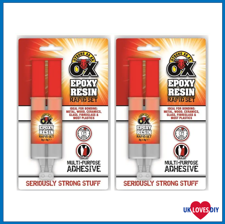 2 X STRONG AS AN OX EPOXY RESIN