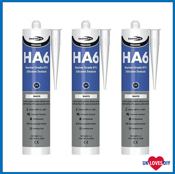 3 X BOND IT HA6 WHITE 310ML