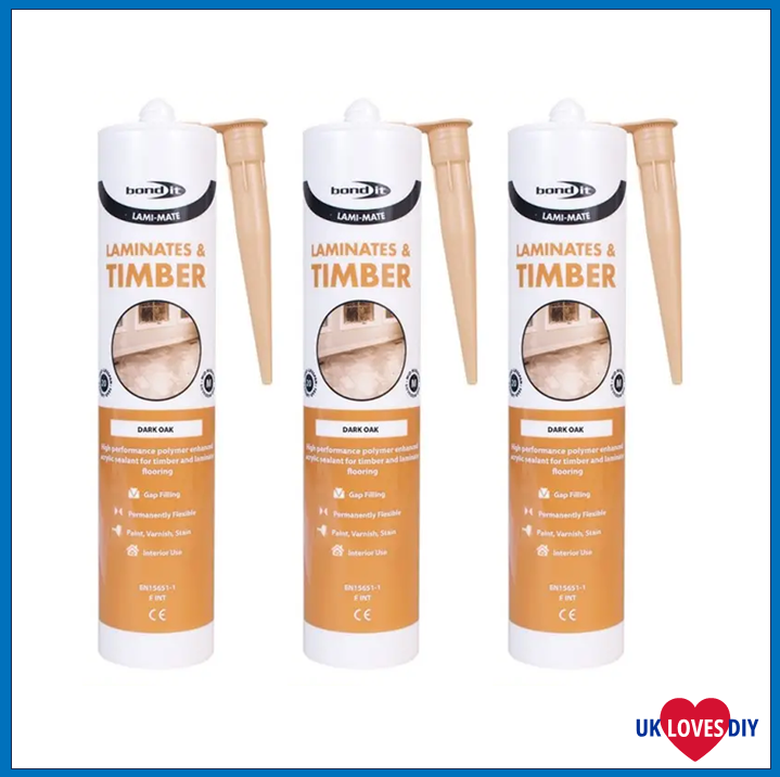 3 X BOND IT LAMI-MATE DARK OAK 310ML
