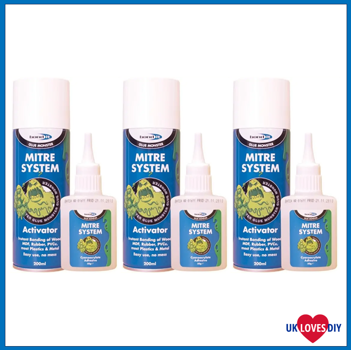 3 X BOND IT MITRE KIT