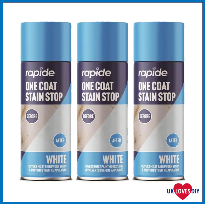 3 X RAPIDE ANTI MOULD WHITE SPRAY 400ML