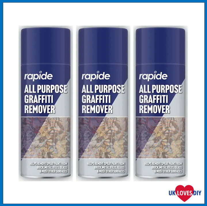 3 X RAPIDE GRAFFITI REMOVER SPRAY 250ML