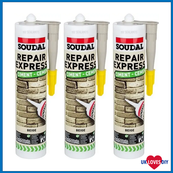 3 X SOUDAL REPAIR EXPRESS BEIGE 290 ML