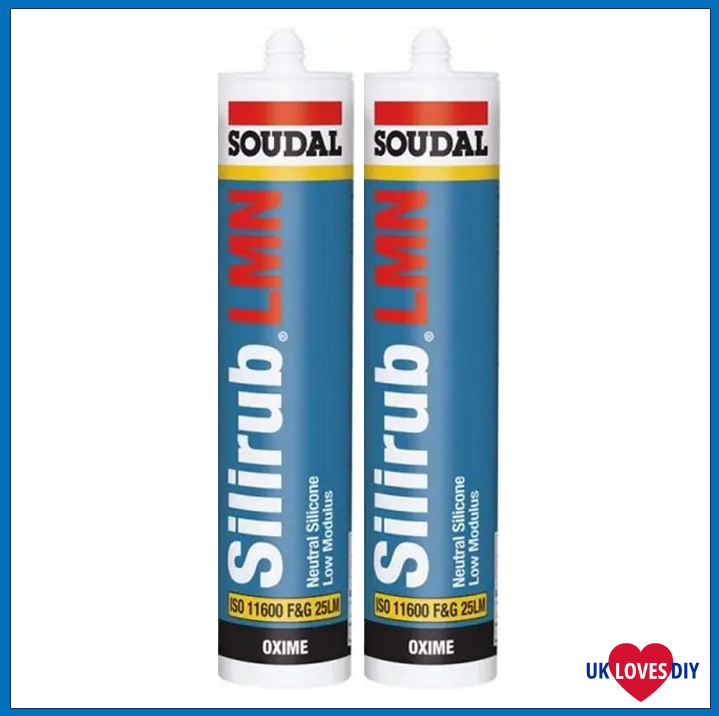 3 X SOUDAL SILIRUB LMN GREY 300ML