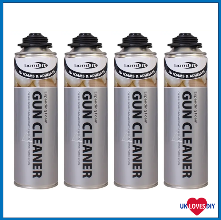 4 X BOND IT GUN CLEANER 500ML
