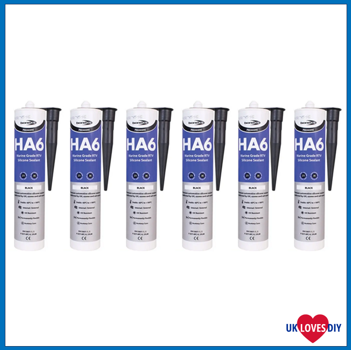 6 X BOND IT HA6 BLACK 310ML