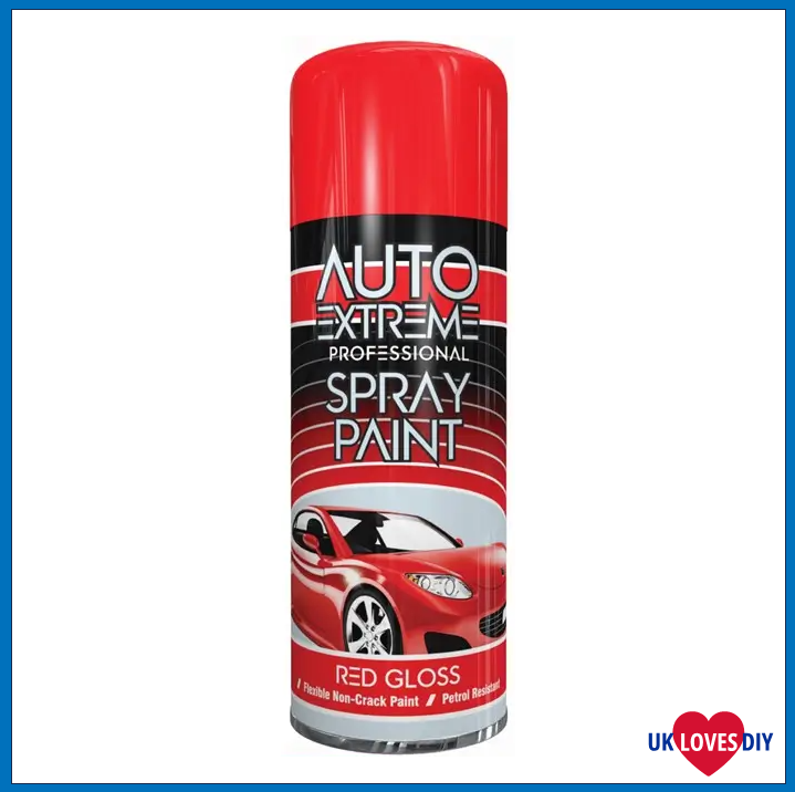 AUTO EXTREME RED GLOSS SPRAY PAINT 400ML