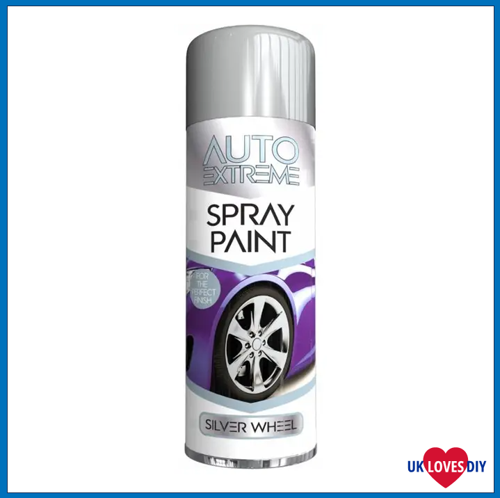 AUTO EXTREME SILVER WHEEL GLOSS SPRAY PAINT 250ML