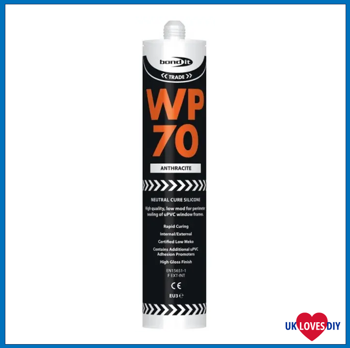 BOND IT WP70 SILICONE ANTHRACITE GREY 310ML