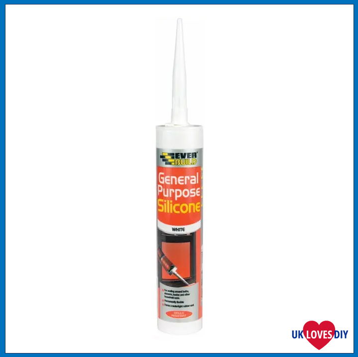 EVERBUILD GENERAL PURPOSE SILICONE WHITE 280ML