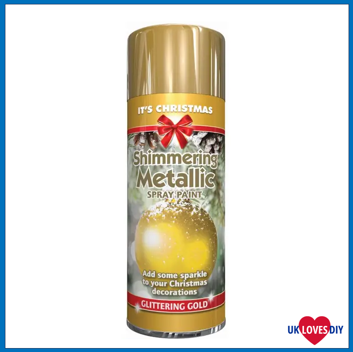 PAINT FACTORY CHRISTMAS METALLIC GOLD SPRAY PAINT 200ML