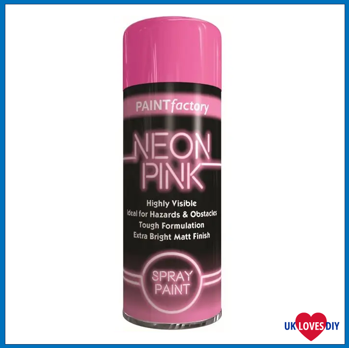 PAINT FACTORY NEON PINK SPRAY PAINT 200ML