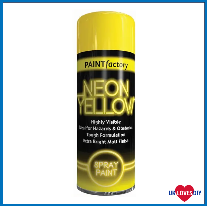 PAINT FACTORY NEON YELLOW SPRAY PAINT 200ML