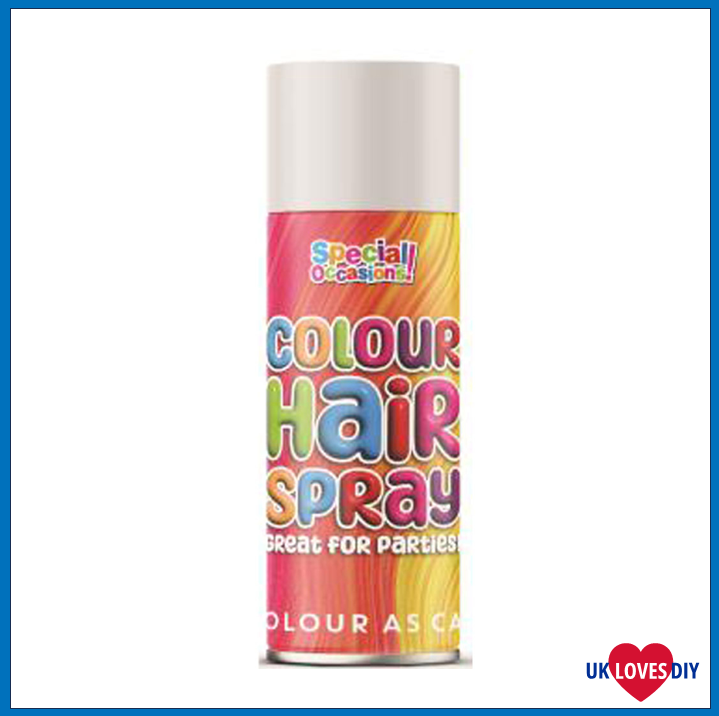 PARTY COLOUR HAIR SPRAY PAINT SILVER 200ML