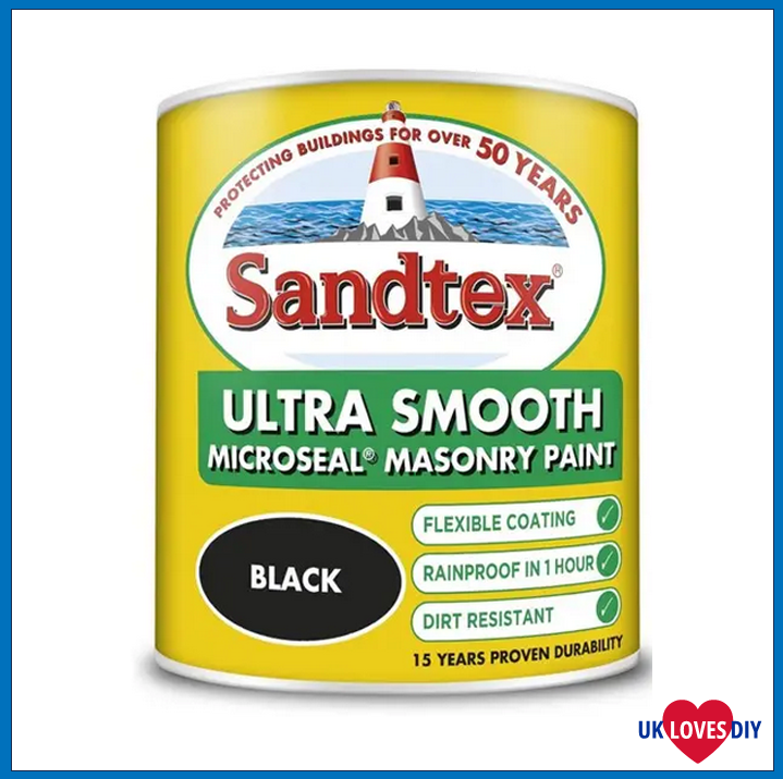 SANDTEX MICROSEAL MASONRY BLACK 1LT